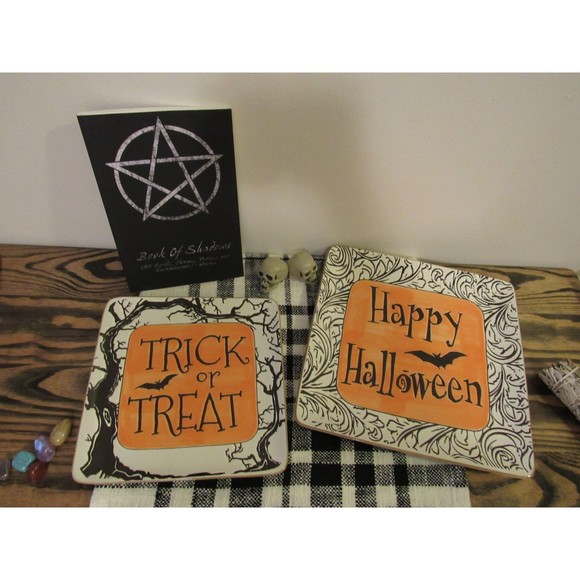 Spectrum Designz 2pc. Halloween Plate Set - Picture 1 of 5